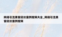 网络引流黑客团伙案例视频大全_网络引流黑客团伙案例视频