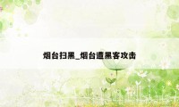 烟台扫黑_烟台遭黑客攻击