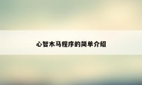 心智木马程序的简单介绍