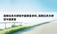 南斯拉夫大使馆中国黑客多吗_南斯拉夫大使馆中国黑客