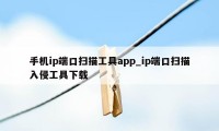 手机ip端口扫描工具app_ip端口扫描入侵工具下载