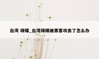 台湾 绿媒_台湾绿媒被黑客攻击了怎么办